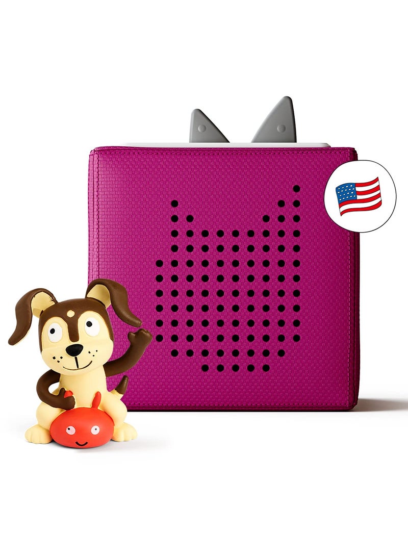 Tonies Toniebox Audio Player Starter Set with Playtime Puppy - Listen, Learn, and Play with One Huggable Little Box - Purple  - Image 1