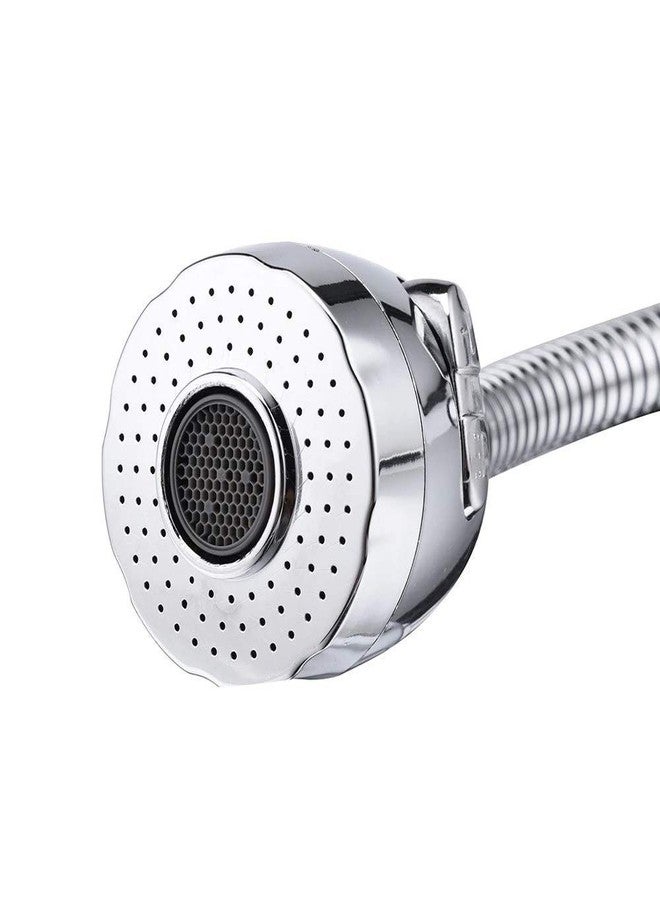 Bletilla Stainless Steel Flexible 360 Degree Rotating 2 Modes Water Saving Faucet | Faucet for Kitchen Sink | Water Faucet Sprayer, Flexible Tap Extension for Kitchen Sink (Silver) - Image 3