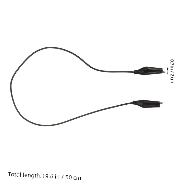 30Pcs Alligator Clips Test Leads Dual Ended Cable Electronics Electrical Connection Wire - Image 3