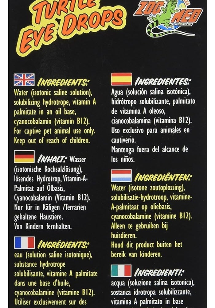 Zoo Med Repti Turtle Eye Drops - 2.25 Fl Oz (64ml) for Inflamed Turtle Eyes - Image 4