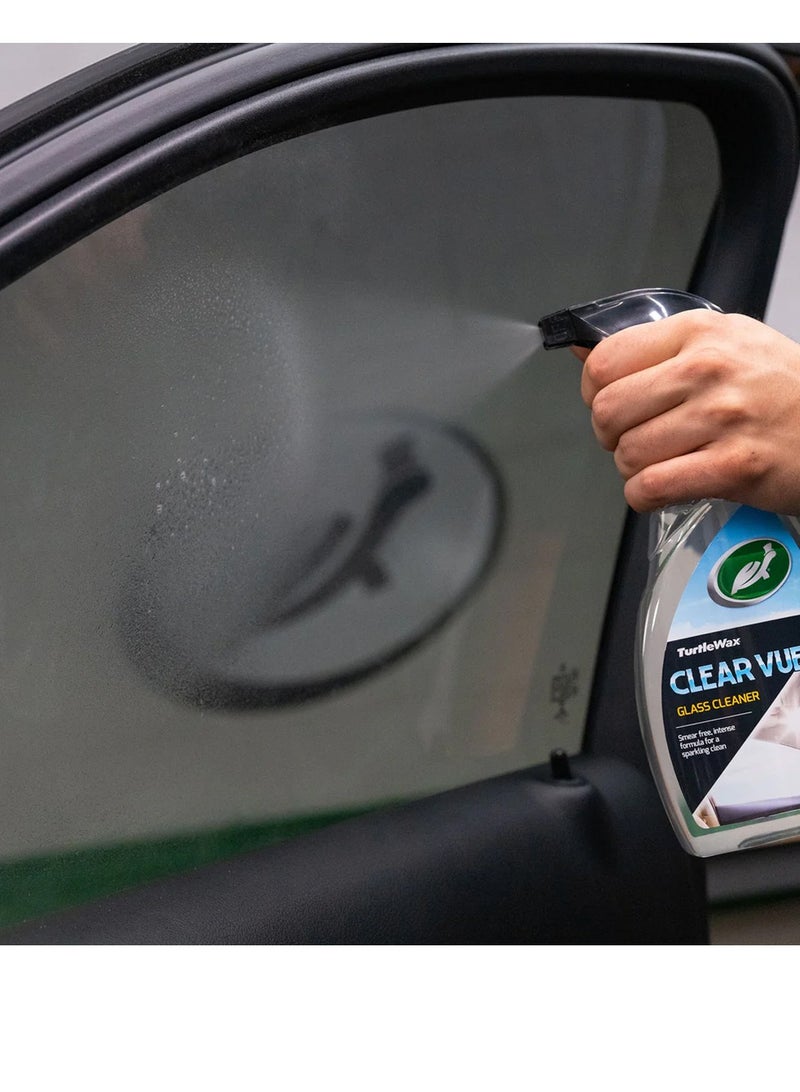 TurtleWax Car Glass Cleaner Spray Windshield Cleaner Streak Free Auto Glass Cleaning Liquid Quick Dry Glass Cleaner for Car Windows Mirror Screen Interior Exterior Automotive Glass Care Solution Spray Bottle. - Image 2
