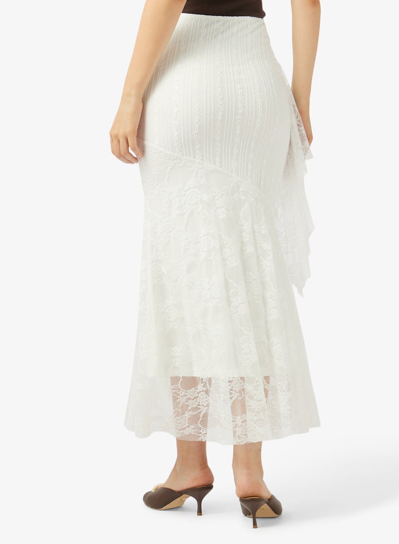 ELLA Lace Mermaid Cut Skirt - Image 3