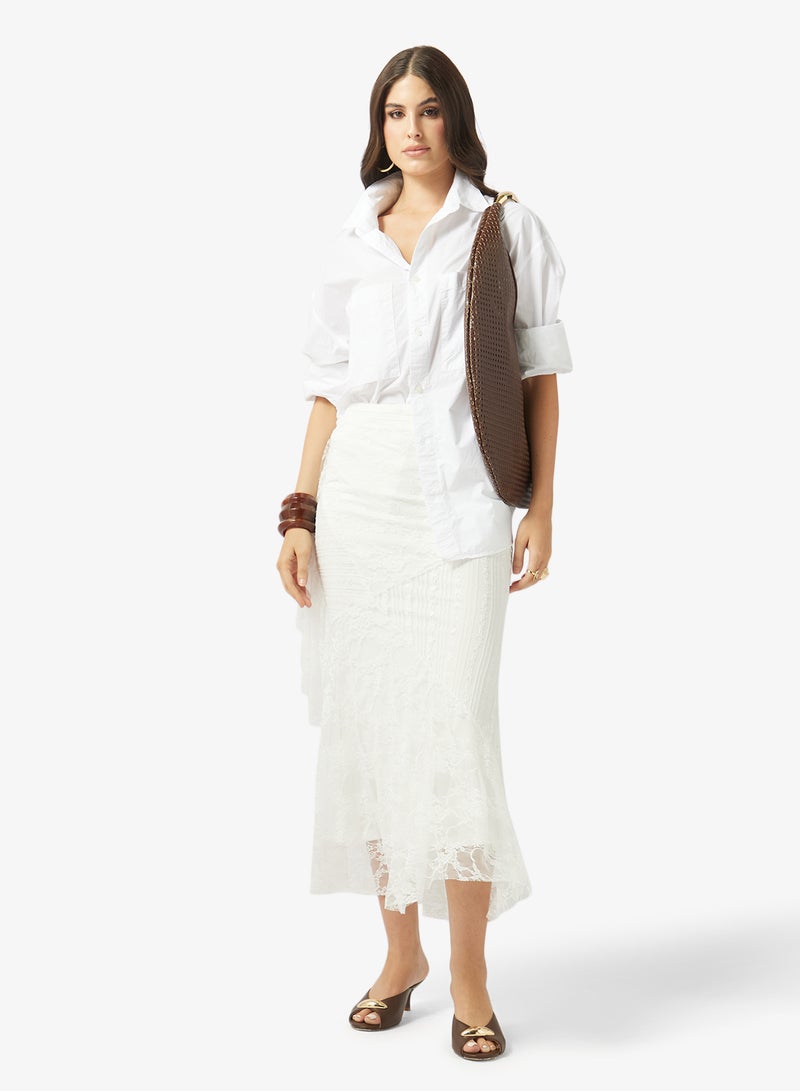 ELLA Lace Mermaid Cut Skirt - Image 2