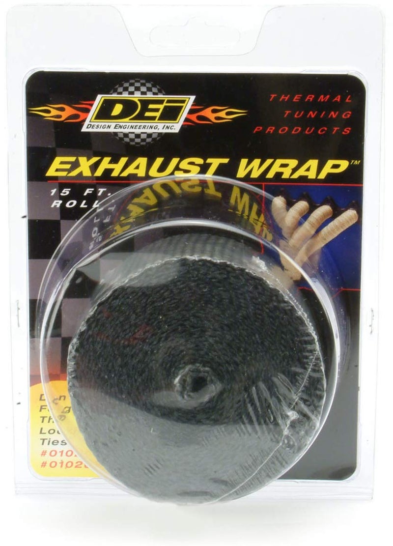 Design Engineering 010099 Black 2" x 25' Exhaust Heat Wrap - Image 4