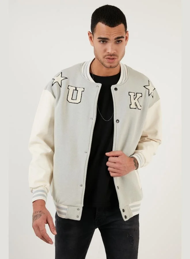 Buratti  Buratti Oversize College Collar Pocket Bomber Jacket Men'S JACKET 628MNH178 for Men | Best Price UAE