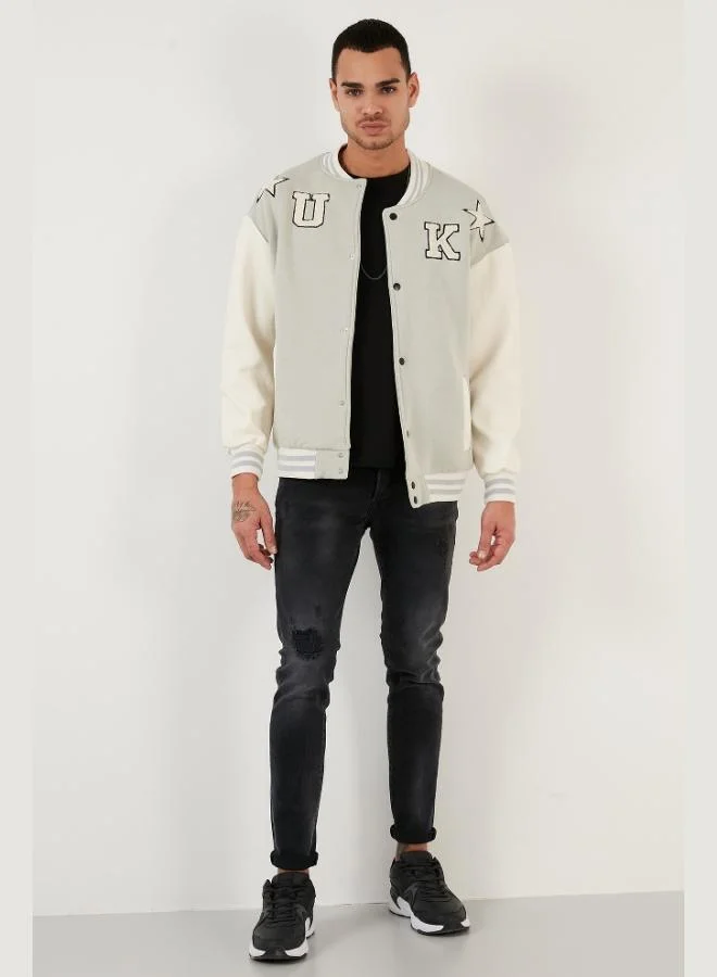 Buratti  Buratti Oversize College Collar Pocket Bomber Jacket Men'S JACKET 628MNH178 for Men | Best Price UAE