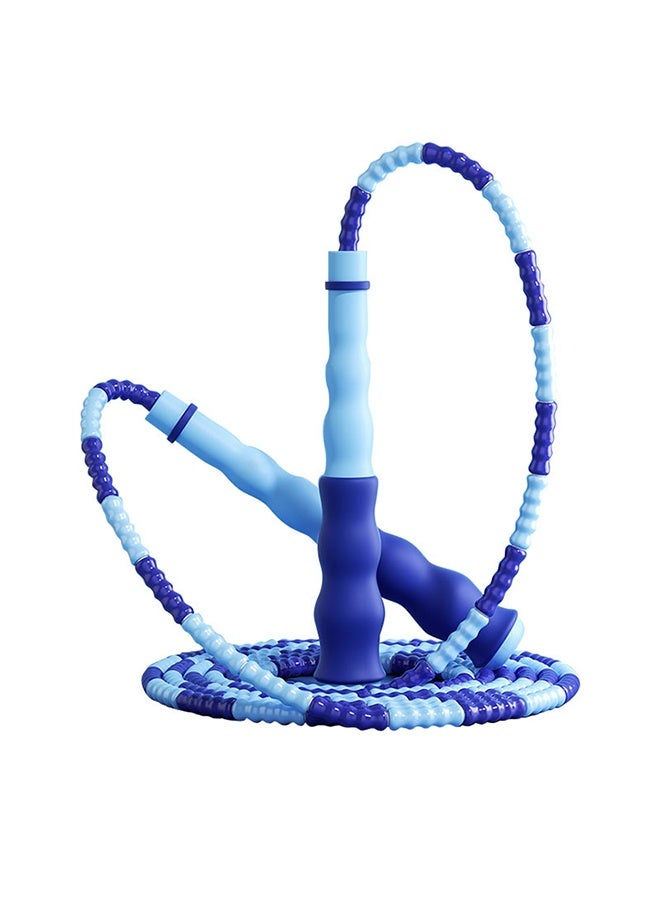 واي جيه شكل حبل القفز المتين، الخرز اللينة السيليكون، لا عقد، قابل للتكيف الحر، مناسب للأطفال والرجال والنساء - Image 1