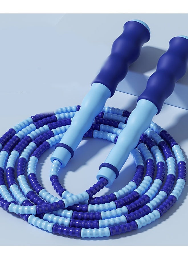 واي جيه شكل حبل القفز المتين، الخرز اللينة السيليكون، لا عقد، قابل للتكيف الحر، مناسب للأطفال والرجال والنساء - Image 3