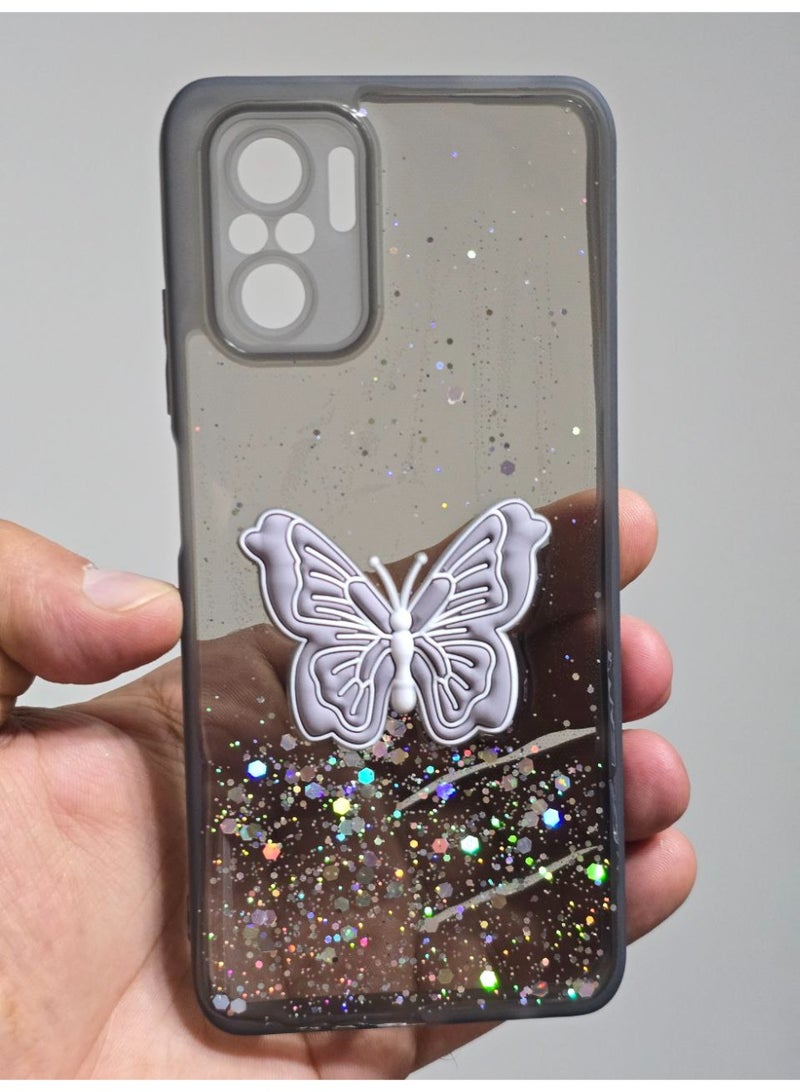 Butterfly Print Back Cover Compatible With Phone Xiaomi Redmi Note 10 - Image 1