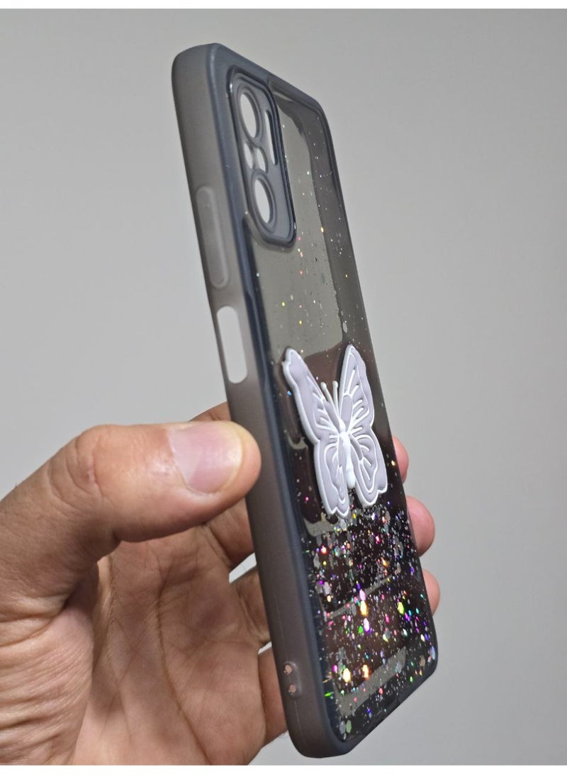 Butterfly Print Back Cover Compatible With Phone Xiaomi Redmi Note 10 - Image 2