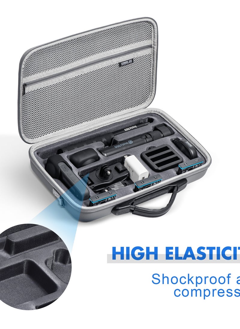 STARTRC - STARTRC Insta360 X3 Carry Carrying Travel Case Shoulder Storage Suitcase Single Camera Bag Pouch Hard Shell Waterproof X3 Gear - Image 1