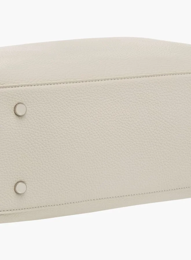 ميسي Solid Shoulder Bag with Zipper Closure and Pouch Set
