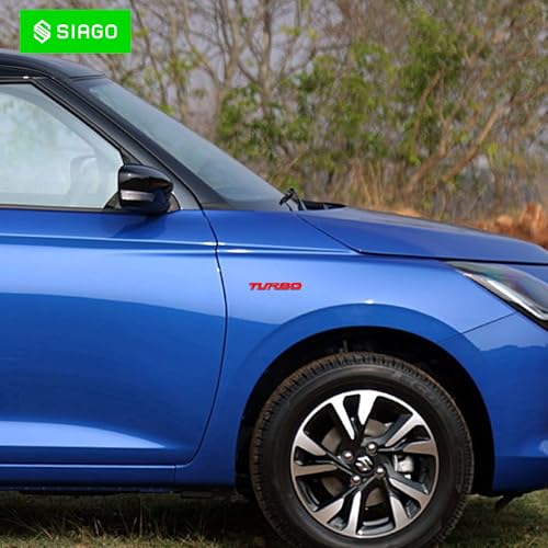 SIAGO SIA281 Premium Turbo Metal Car Sticker - Durable & Stylish Auto Emblem for Vehicles - Customizable Designs - Easy Installation - Weather-Resistant & Long-Lasting - Image 5