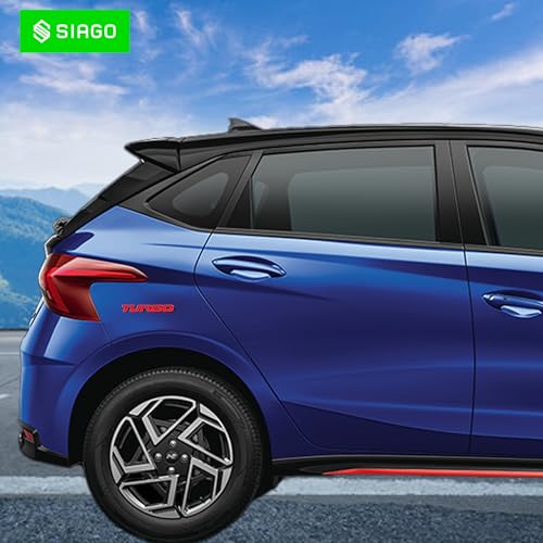 SIAGO SIA281 Premium Turbo Metal Car Sticker - Durable & Stylish Auto Emblem for Vehicles - Customizable Designs - Easy Installation - Weather-Resistant & Long-Lasting - Image 4