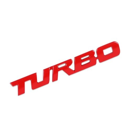 SIAGO SIA281 Premium Turbo Metal Car Sticker - Durable & Stylish Auto Emblem for Vehicles - Customizable Designs - Easy Installation - Weather-Resistant & Long-Lasting - Image 1