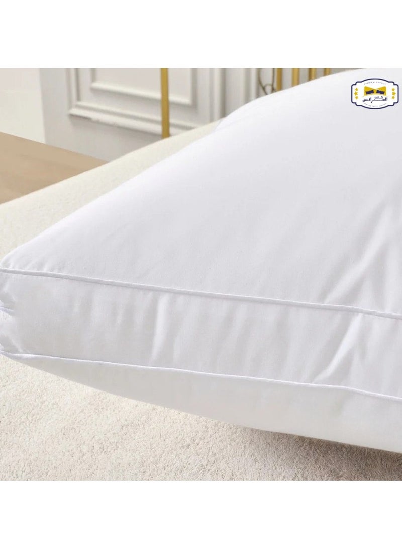 Brides 2/ Hotel pillow, 100% cotton cloud, from the Bridal Palace, first class, size 75 x 50 cm, weight 1200 grams / white - Image 3