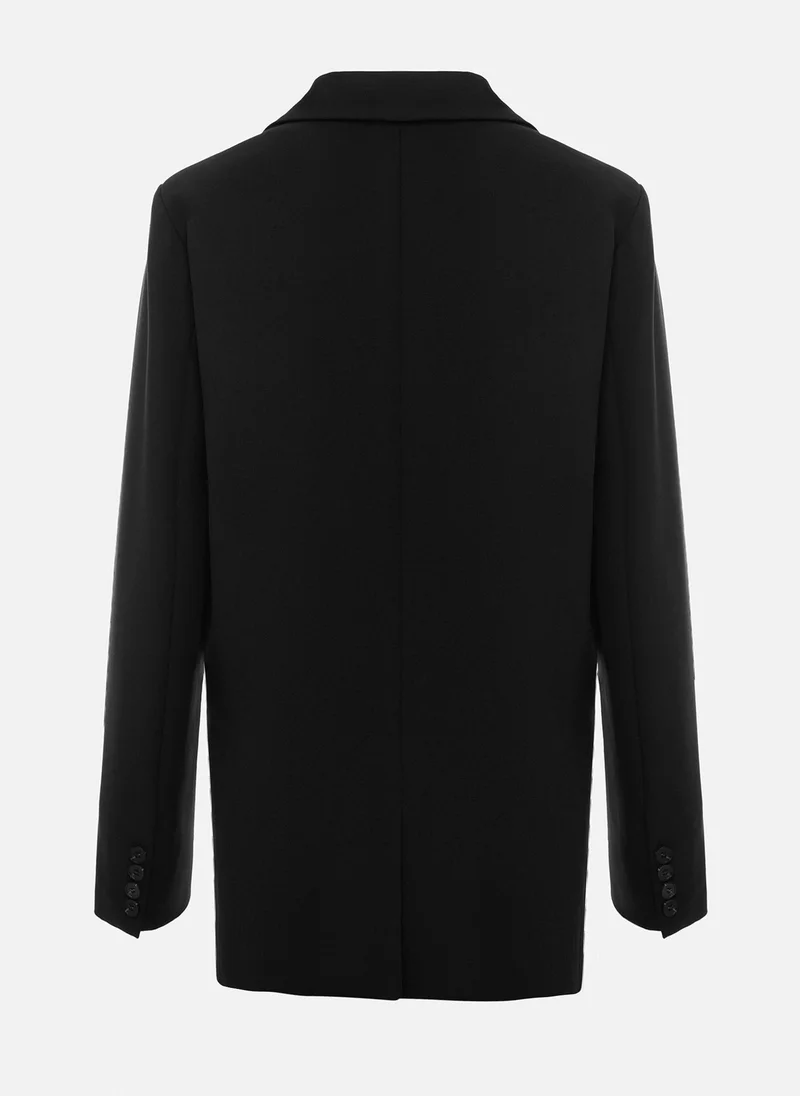 Lichi  Single-breasted jacket with contrasting buttons for Women | Best Price UAE