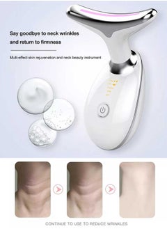 Royal Electric Facial Neck Lifting EMS Thermal Therapy Face Shape Firming Massager Skin Tightening Wrinkle Removal Anti Aging Machine High Frequency Sonic Vibration LED Photon Beauty Device  - Image 4