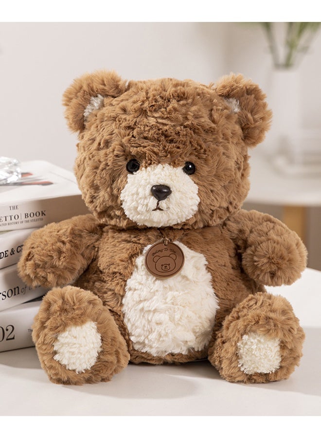 11.81inch Teddy Bear Stuffed Animal, Soft Stuffed Teddy Bear Plush Toy, Gifts for Kids (Brown) - Image 4