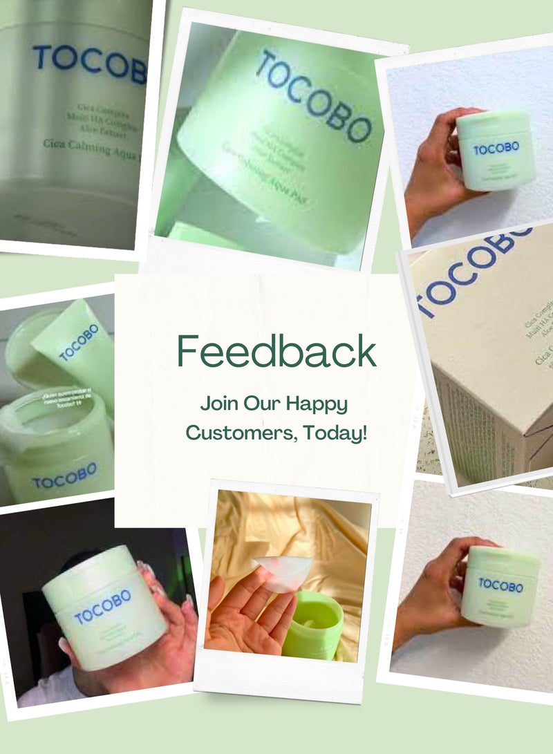 TOCOBO Cica Calming Aqua Pad for Redness, Soothing & Daily Barrier Care - Image 2