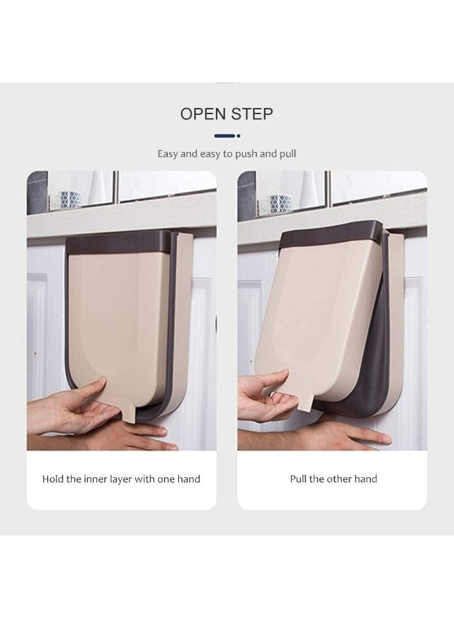 كيتشينو سلة مهملات قابلة للتعليق لتعزيز مساحة المطبخ والحصول على بيئة مرتبة من كيتشينو ، البولي بروبلين - Image 5