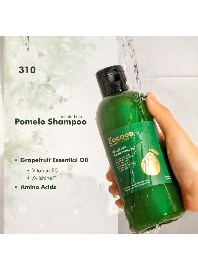 The Cocoon Original Vietnam Cocoon Vietnam Pomelo Shampoo – Hair Fall Control & Hair Growth Booster – Natural, Vegan, Sulfate-Free Shampoo for Men & Women – 310ML - Image 3