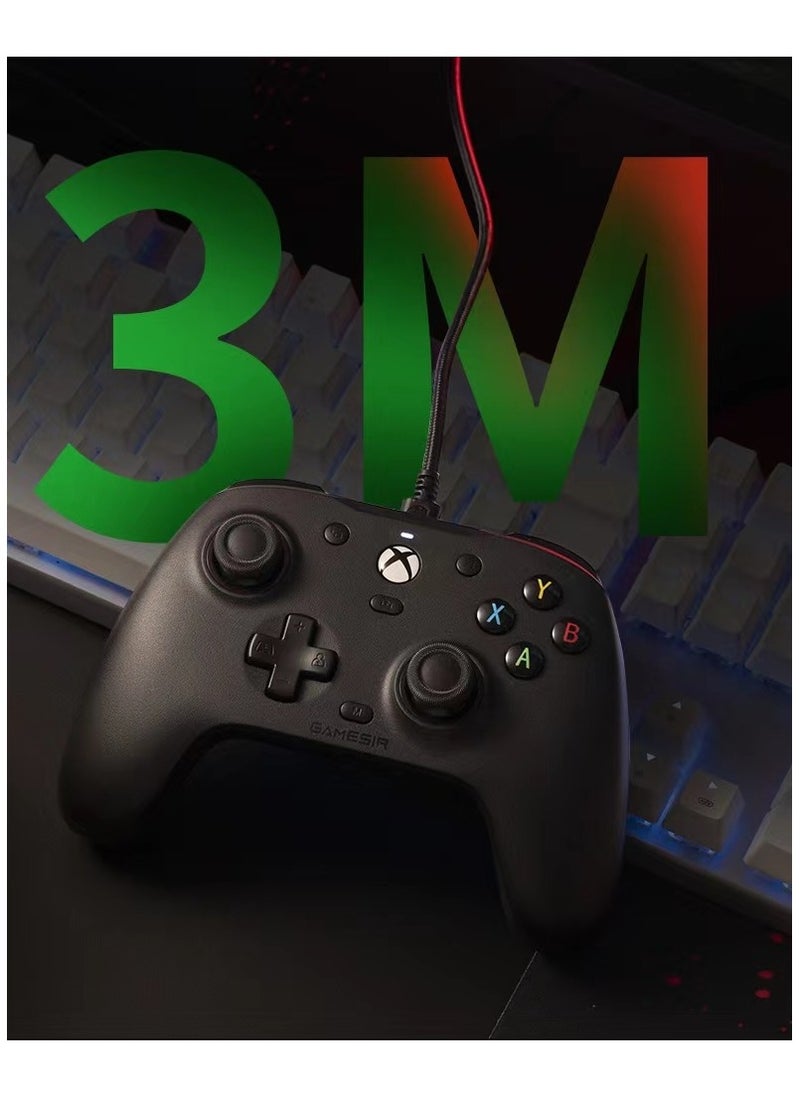 Generic - وحدة تحكم سلكية Gamepad GameSir G7SE لأجهزة Xbox Series X/S وXbox One وWindows 10/11 Plug Steam and Play Gaming Gamepad مع عصا التحكم بتأثير Hall/Hall Trigger، ومقبس صوت 3.5 مم - Image 1