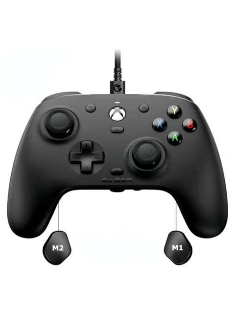 وحدة تحكم سلكية Gamepad GameSir G7SE لأجهزة Xbox Series X/S وXbox One وWindows 10/11 Plug Steam and Play Gaming Gamepad مع عصا التحكم بتأثير Hall/Hall Trigger، ومقبس صوت 3.5 مم