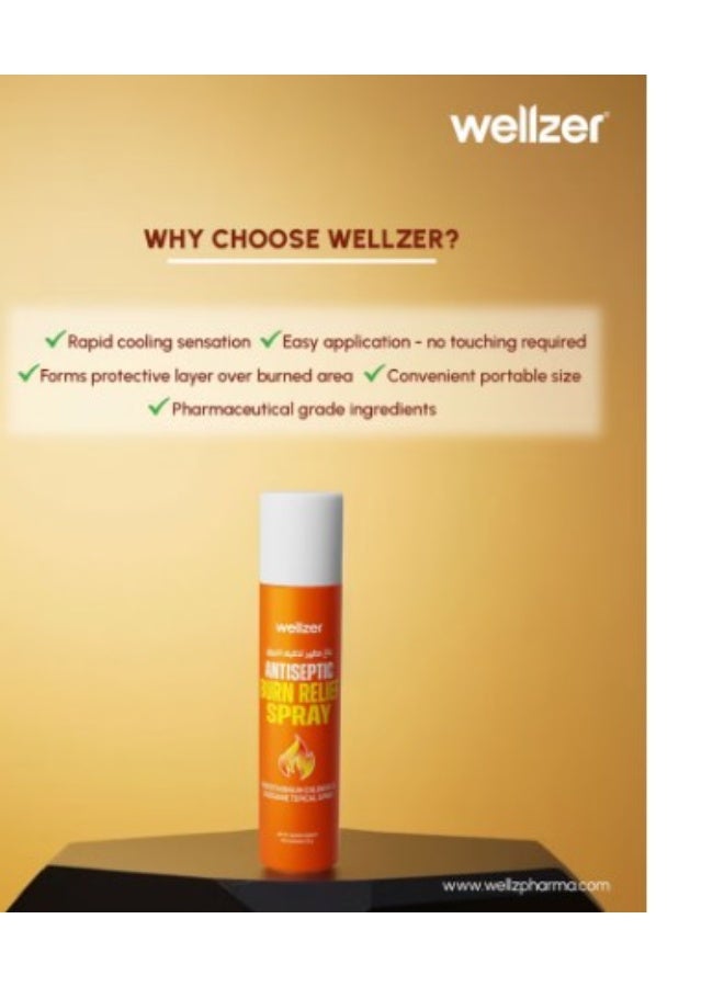 Wellzer Antiseptic Burn Relief Spray 55g - Image 2