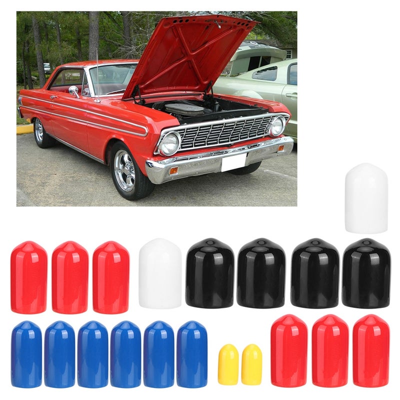 20 Pcs PVC Vacuum Line Cap 1/8in 3/16in 1/4in 3/8in 5/16in Assorted Kit Fit for CHEVY - Image 5