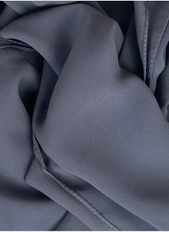 Perfectory PERFECTORY Women Lightweight Solid Chiffon Hijab Shawl Soft Premium Abaya Shawl Wrap Scarves, Long Bridal Hijab Scarf- Bayoux Blu  - Image 2