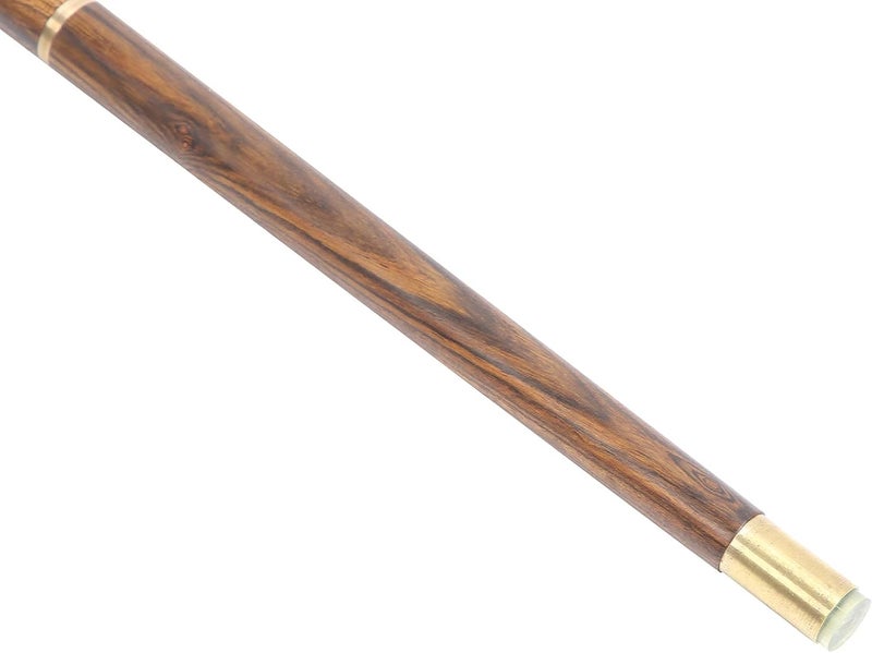 كلاراكو عصا مشي، عصا مشي قابلة للطي احترافية من خشب الأبنوس مع مقبض لسهولة حركة كبار السن تساعد على منع المستخدم من الانحناء - Image 5