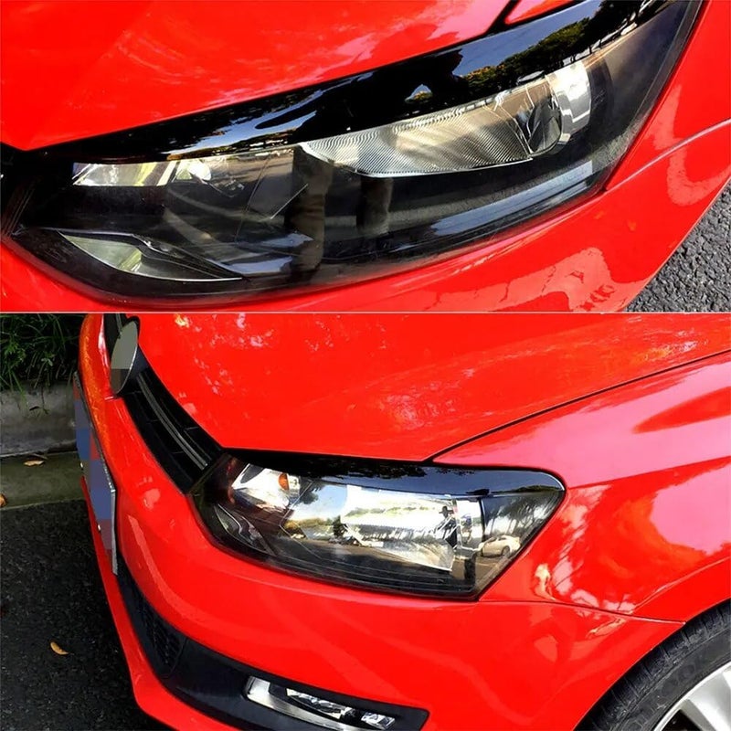 Vuzmode Car Headlight Eyebrows for VW Polo 4 MK4 - Image 4