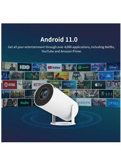 SLG Portable Projector 5G WIFI Android11.0 Home Theater Full HD 1080P for Indoor Outdoor Home  - Image 2