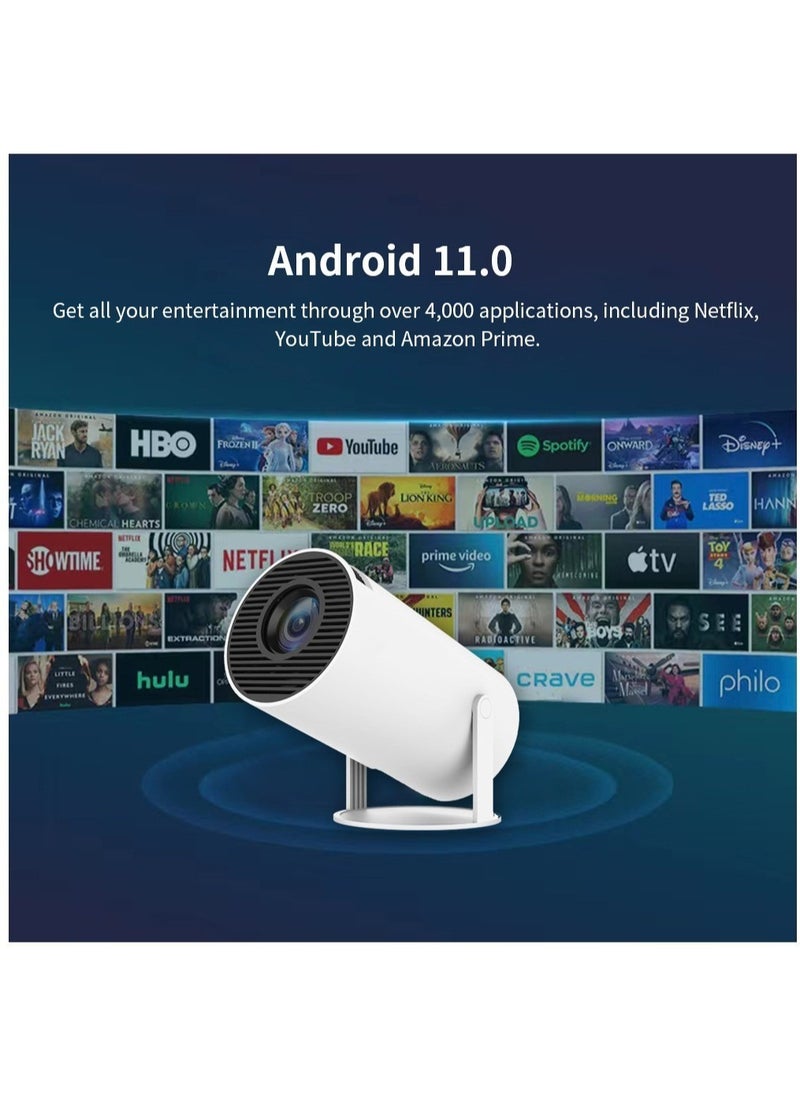 SLG Portable Projector 5G WIFI Android11.0 Home Theater Full HD 1080P for Indoor Outdoor Home  - Image 2