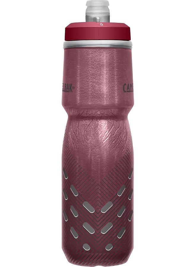 كاميلباك زجاجة CamelBak Podium Chill بسعة 24 أونصة – Burgundy، مزدوجة الجدار وخالية من BPA - Image 2