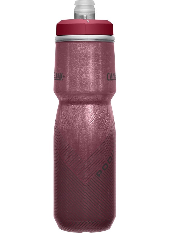 كاميلباك زجاجة CamelBak Podium Chill بسعة 24 أونصة – Burgundy، مزدوجة الجدار وخالية من BPA - Image 5