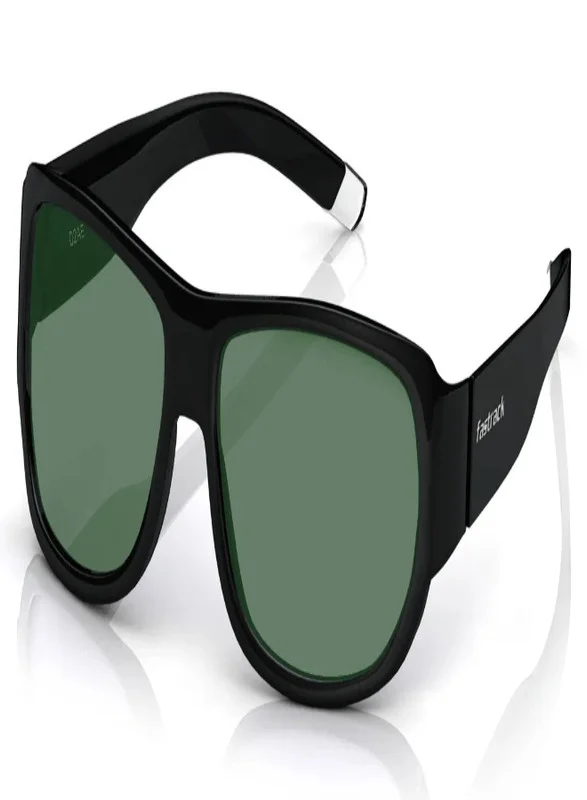 fastrack Black Wraparound Men Sunglasses (P089GR5P|70)