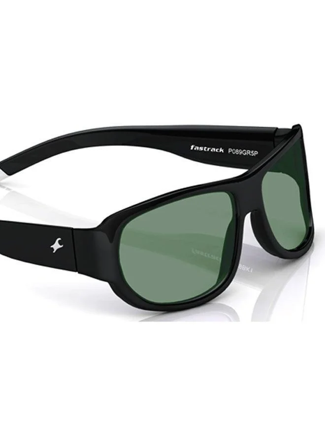 fastrack Black Wraparound Men Sunglasses (P089GR5P|70)