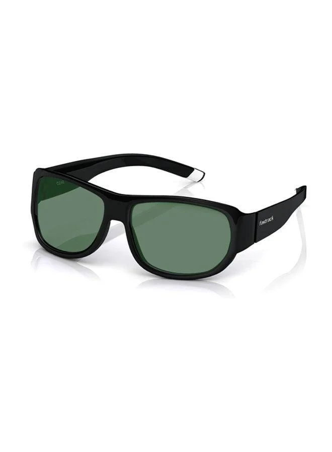 fastrack Black Wraparound Men Sunglasses (P089GR5P|70)