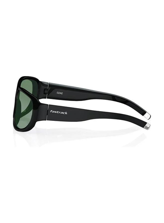 fastrack Black Wraparound Men Sunglasses (P089GR5P|70)