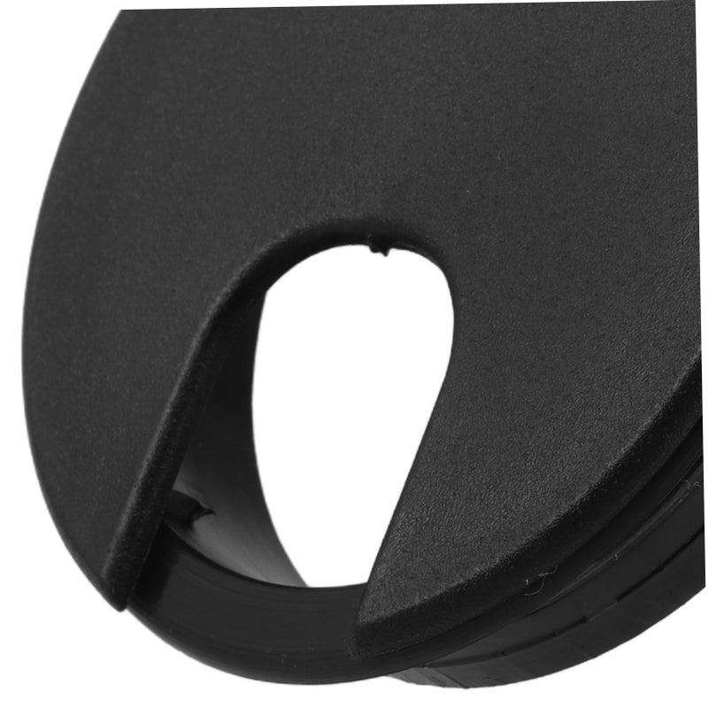White Plastic Desk Grommet Hole Cover Cable Management Cord Organizer for Office Home Minimalist Design - Image 4