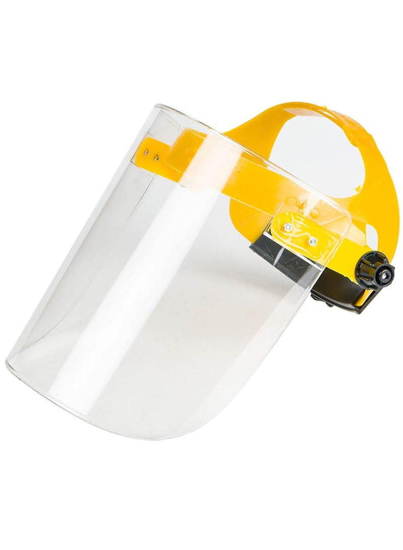 Reusable Clear Face Shield | Full Face Protection for Eyes, Nose & Mouth | Lightweight Polycarbonate Visor for Enhanced Safety and Comfort - Image 1