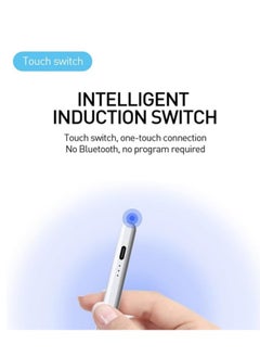 Generic Stylus Pen Compatible with iPad Fast Charging Palm Rejection Technology Magnetic Design Tilt Sensitivity 2 Replacement Tips Long Battery Life Touch Pen for Smartphone White  - Image 4