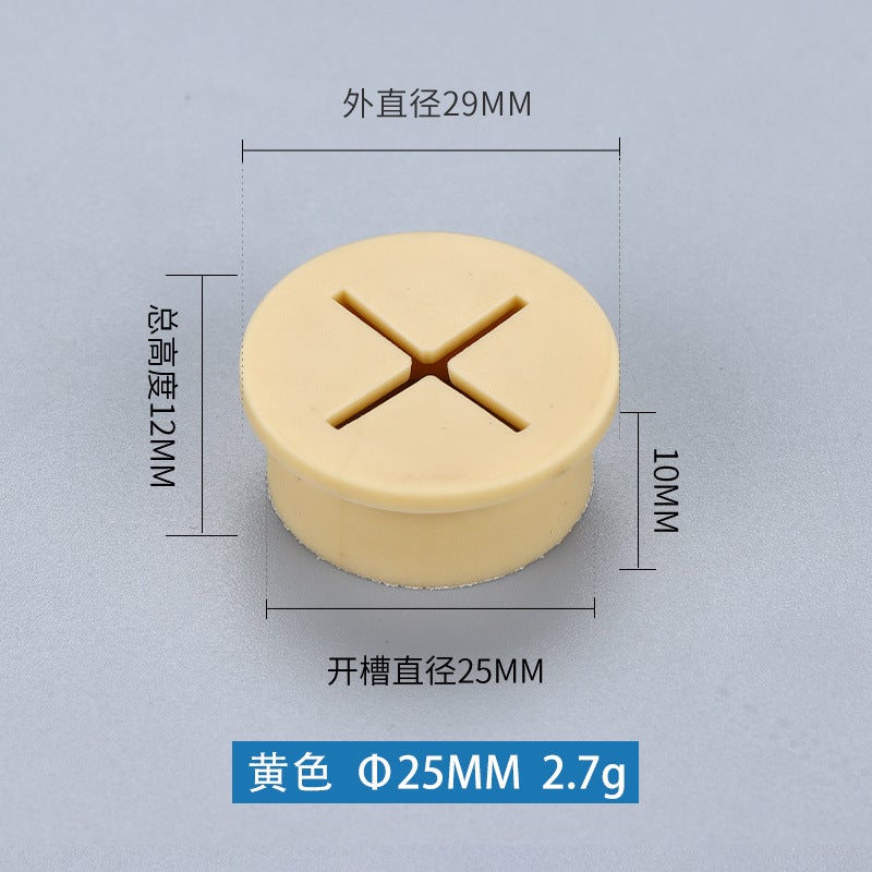 Rubber Dust Plug For Cable Hole Cover, Dustproof Plug For Cable Hole, Rubber Plug For Cable Hole Cover, Cable Protector - Image 1
