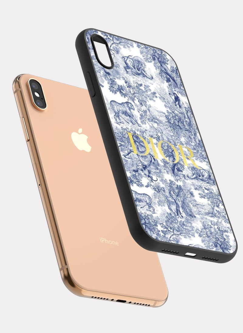 بكسلات كفر ايفون اكس ماكس ديور رمادي - Image 2