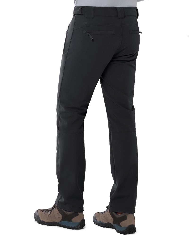33,000ft Men's Winter Snow Ski Fleece Lined Pants Warm Waterproof Softshell Insulated for Snowboard Outdoor Work Hiking - Image 4