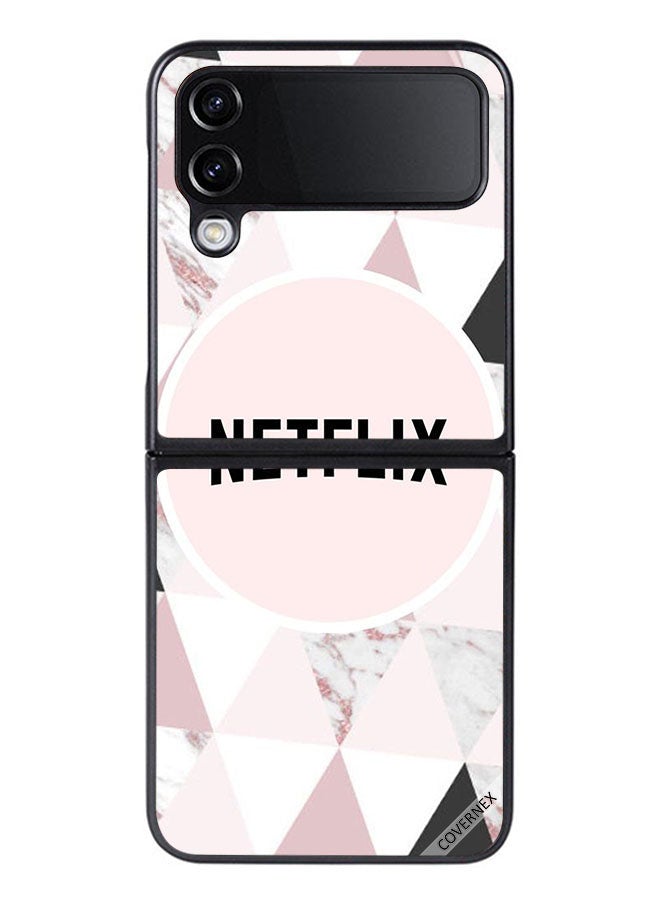 Covernex Protective Case Cover For Samsung Galaxy Z Flip 4 Netflix Wallpaper - Image 1