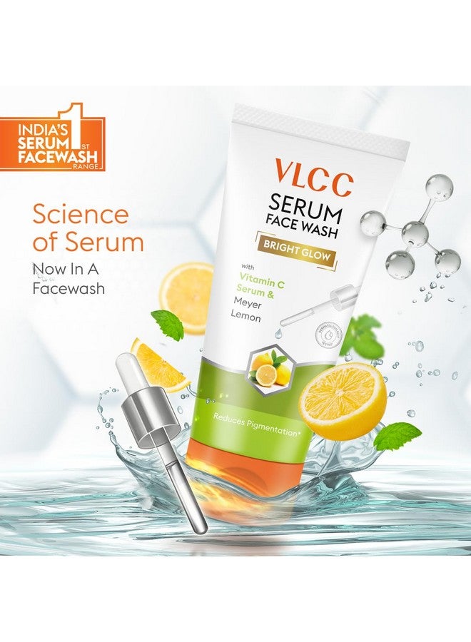 VLCC Serum Facewash - 50ml | with Vitamin C Serum Rich in Antioxidants & Meyer Lemon to Reduce Hyperpigmentation & Bright Glow | Dermatologically Tested - Image 2