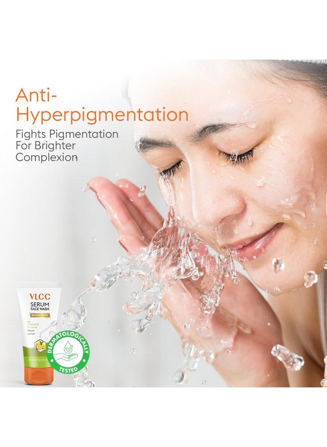 VLCC Serum Facewash - 50ml | with Vitamin C Serum Rich in Antioxidants & Meyer Lemon to Reduce Hyperpigmentation & Bright Glow | Dermatologically Tested - Image 3